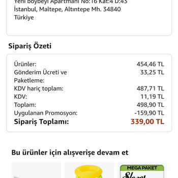 Amazon.com.tr Den Alınan Mamanın Kapağı Falçatayla Kesilmiş