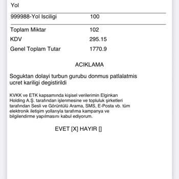 ECA Şofben Garanti Olmasına Rağmen Para Aldılar