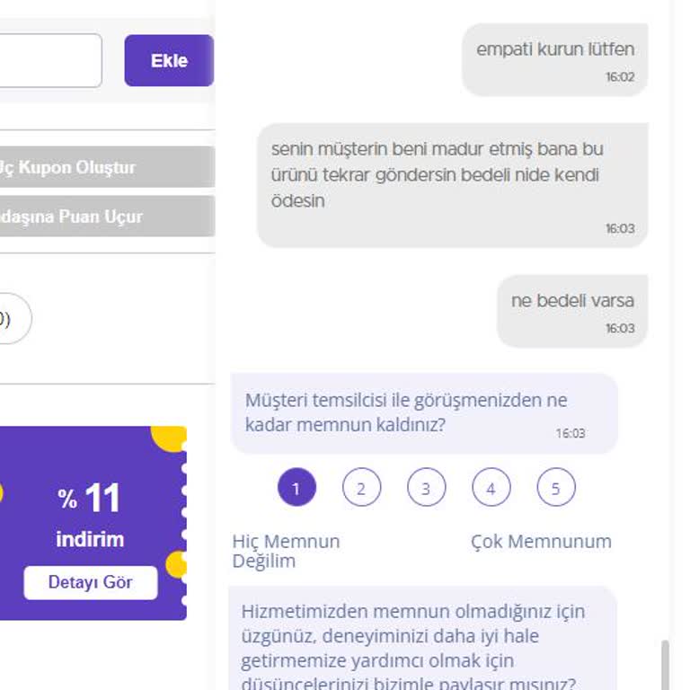 N11 Eksik Ürün Ve Yetersiz Kupon Sorunu