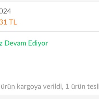 Trendyol Ürün Teslimat Edilememesi Ve Paranın Bloke Edilmesi