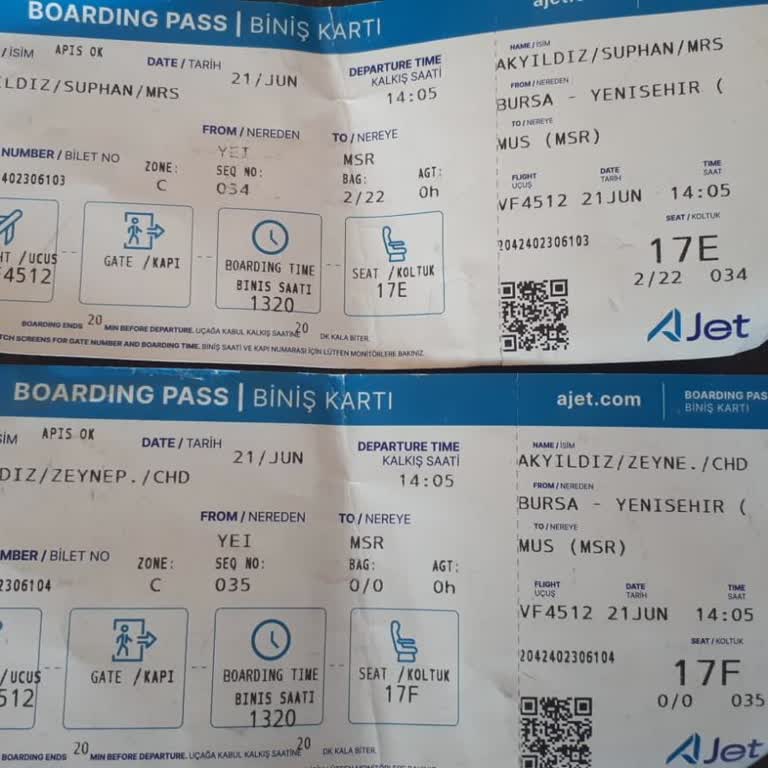 AJet (Anadolu Jet) Havalimanında Kaybolan 3 Bagajdan Bir Tanesinin Bulunamaması Durumu.