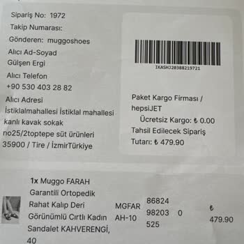 Muggo Satıcısından Aldığım Sandaletim Yırtık Geldi.