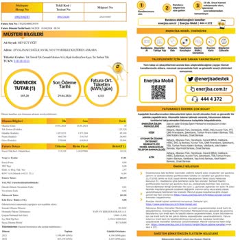 Enerjisa Başkent Elektrik Perakende Enerji Sa Personelinin Yanlış İşlemi