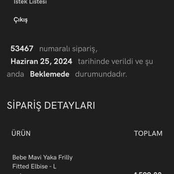 Maliav Butik (instagram: maliavdesign) Maliav Butik Sipariş Sorunu Ve İletişim Eksikliği