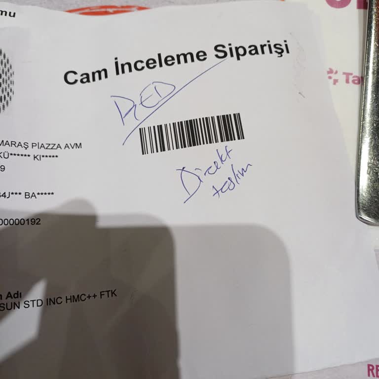 Atasun Optik Kararmayan Gözlük Camı