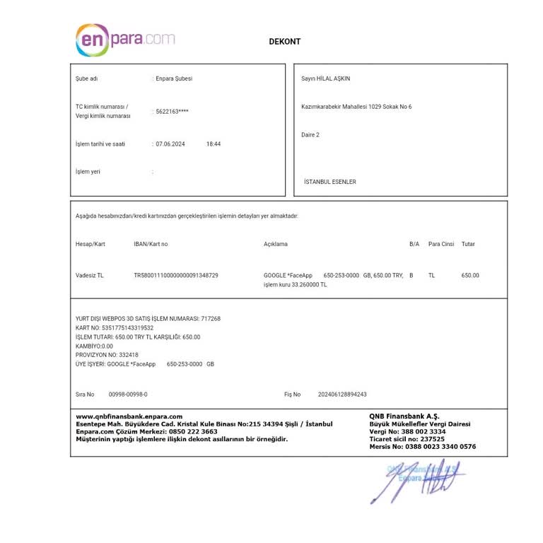 Faceapp Pro Para İadesi Yapmıyor