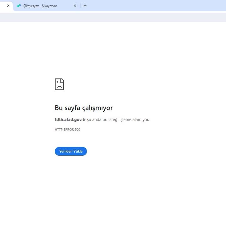 AFAD Sismik Tehlike Haritası Açılmıyor