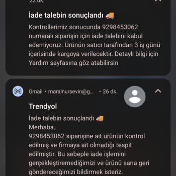 Trendyolmilla Tamam Canım İlla Ürün İade Şikayeti