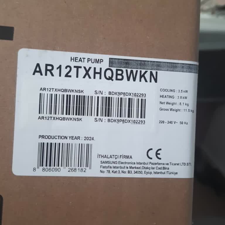 Samsung Klima Montajı İçin Servise Ulaşılamıyor.