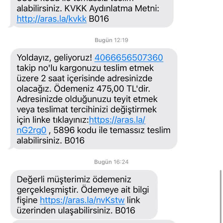 Aras Kargo Kargo Teslim Edilmediği Halde Teslim Edildi Mesajı Geldi