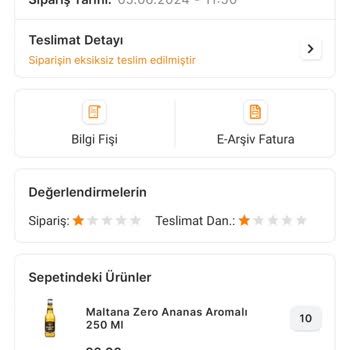 Migros Sanal Market Yanlış Teslimat İade Hk
