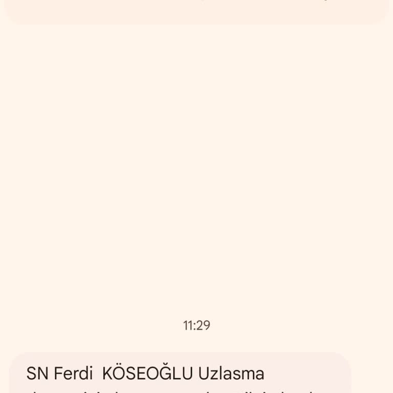 Reyhan Hukuk (SMS) Sahte H**** Bürosundan Gelen Yanıltıcı Mesajlar