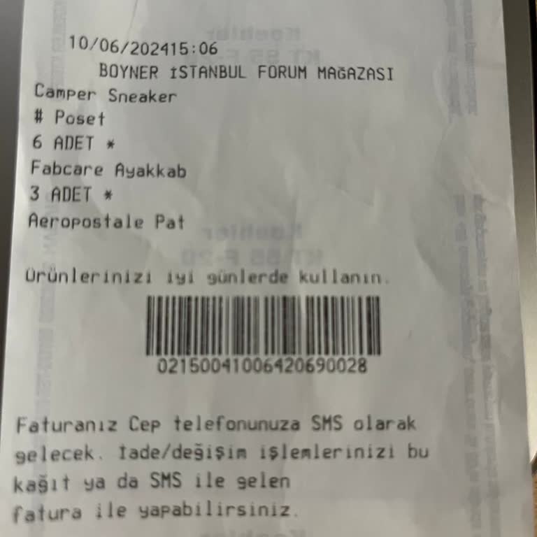 Boyner Neden Faturayı Göndermedi?