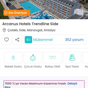 Arcanus Trendline Resort Hotel Nasıl Çocuk Dostu Otel