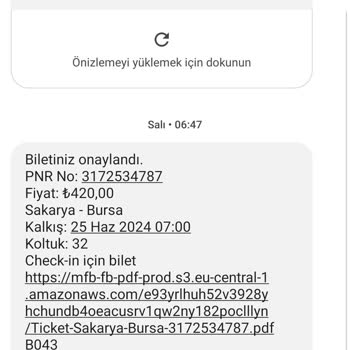 Kamil Koç Sorumsuzluğu ( Kayıp Eşya)