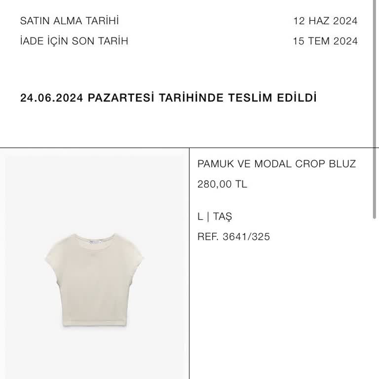 Zara Gönderimi Hepsijet İptal Etmeme Rağmen Geri İade Etmedi