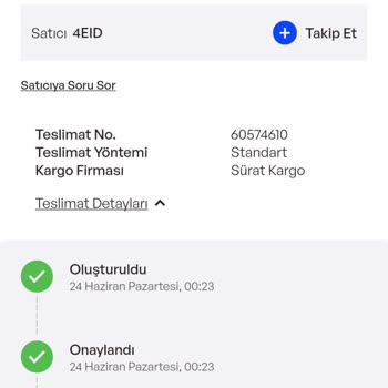İdefix Ürünüm Kargoya Verilmedi