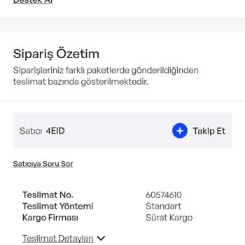 İdefix Ürünüm Kargoya Verilmedi