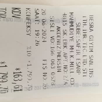 Moda Safir Müşteriye Kötü Davranma