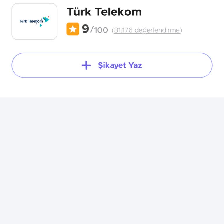 Türk Telekom. Şebeke Çekmiyor