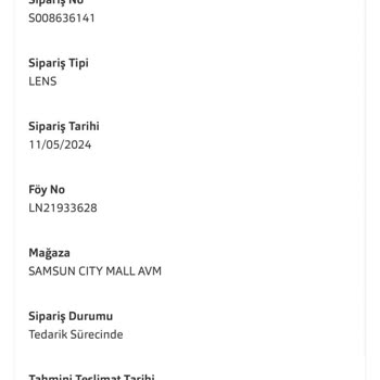 Atasun Optik Mağduriyet Ve Sipariş Sorunu