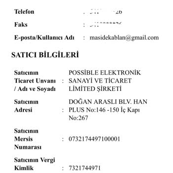 Trendyol Possible Inface Ms7000 Cihaz Şikayeti