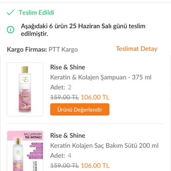 Rise And Shine Saç Sütleri