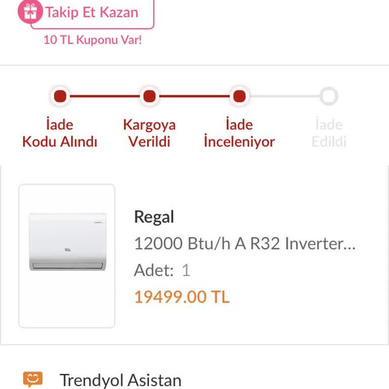 Trendyol Klima İade Sorunu