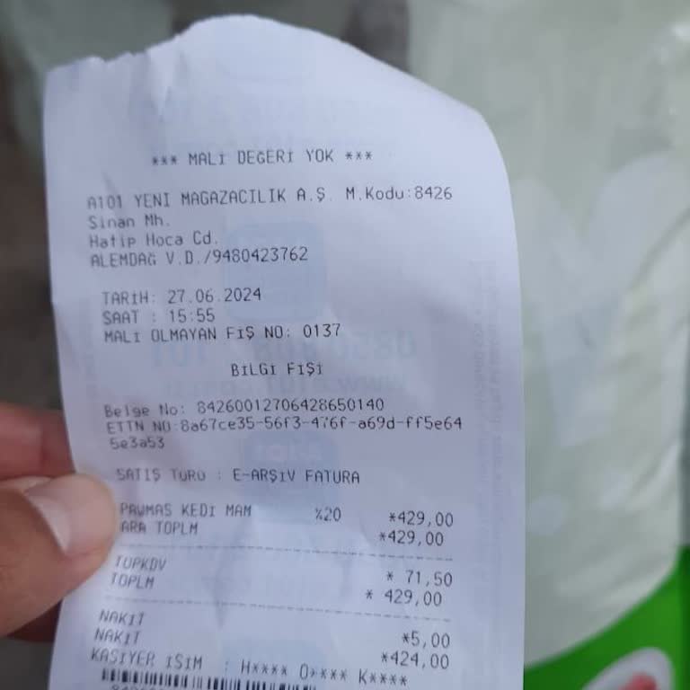 A101 Pawmas Kedi Mamasını Geri Almadı