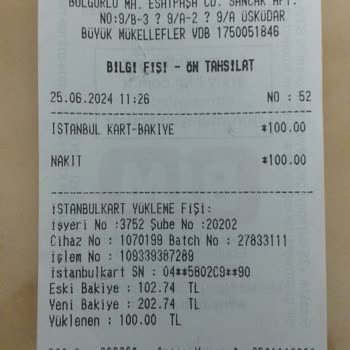 BİM AKBİL Yükleme Sorunu