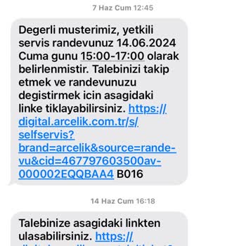 Arçelik Randevu Gününe Kadar Beklediğim Halde Gelmediler.