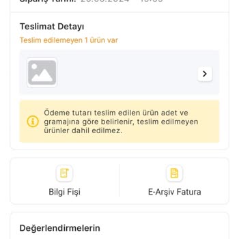 Migros Sanal Market Yanlış Gelen Ürün