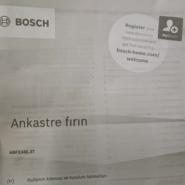 Bosch Ankastre Fırın