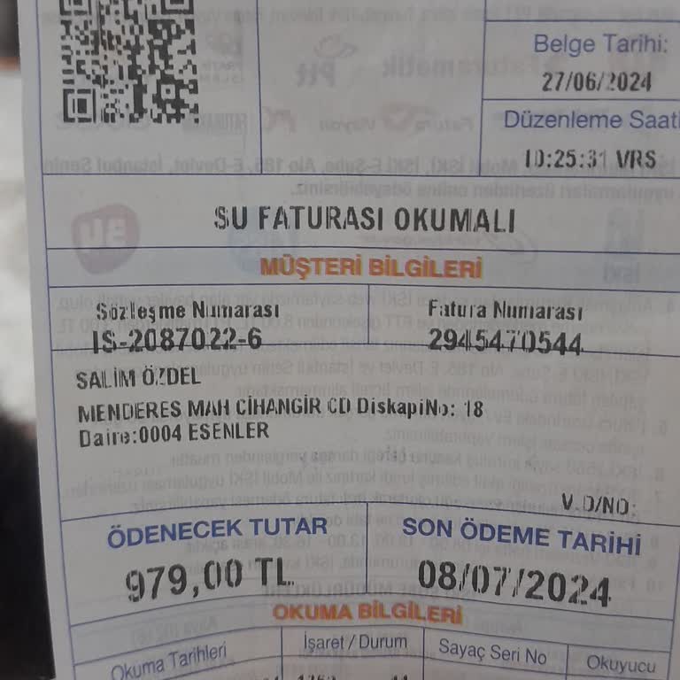İSKİ Yüksek Fatura