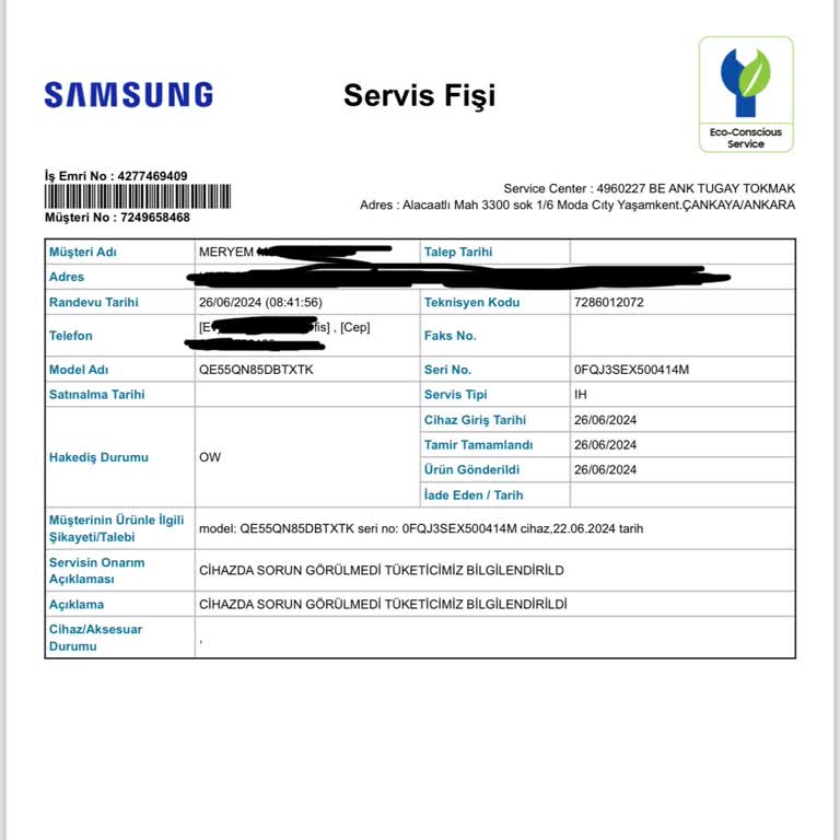 Samsung Hatalı Ürününün Sorunlarını Görmezden Geliyor.