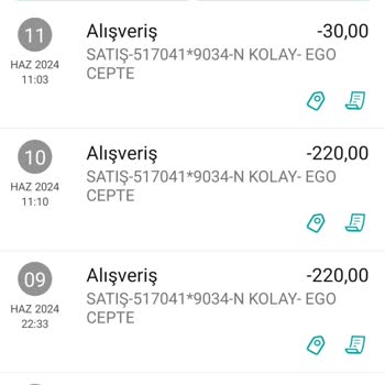 EGO Genel Müdürlüğü Fazla Çekilen Paramın İadesi