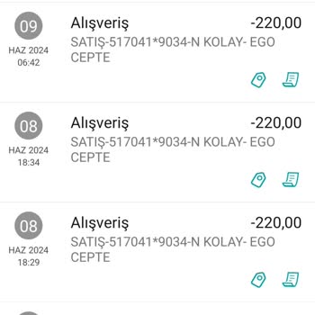 EGO Genel Müdürlüğü Fazla Çekilen Paramın İadesi