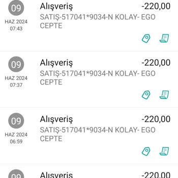 EGO Genel Müdürlüğü Fazla Çekilen Paramın İadesi