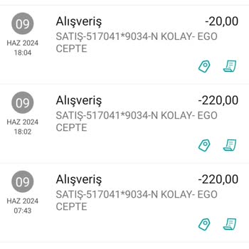 EGO Genel Müdürlüğü Fazla Çekilen Paramın İadesi