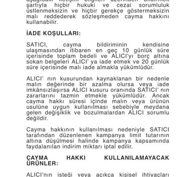 By Merve Serin İade Kabul Etmiyor!