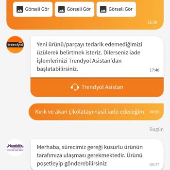 Milka Çikolata Kırık Geldi Ve İade İstendi