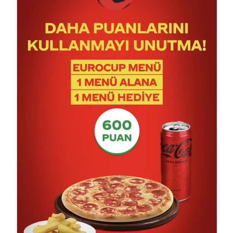 Domino's Pizza Olmayan Bir Menü