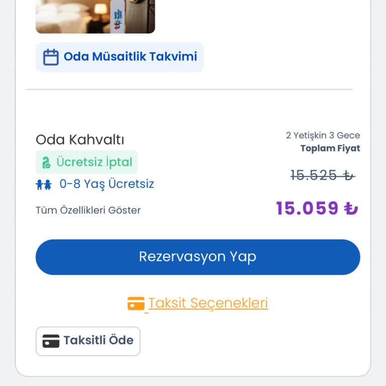 Tatilbudur Ücretsiz İptal Yazılmasına Rağmen Rezervasyonum İptal Edilmiyor