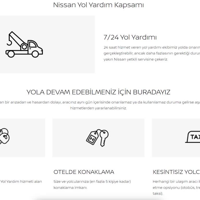 Nissan Yol Yardım İkame Araç Mağduriyeti