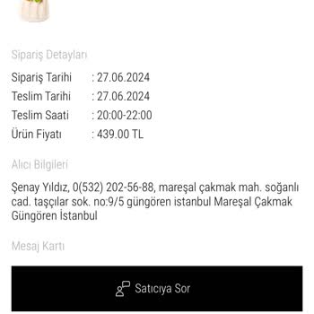Taze Çiçek Teslim Edilemeyen Sipariş Ve Ulaşılamayan Çağrı Merkezi