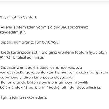 Aker Mağazacılık Aker Den Siparişim Gelmedi.