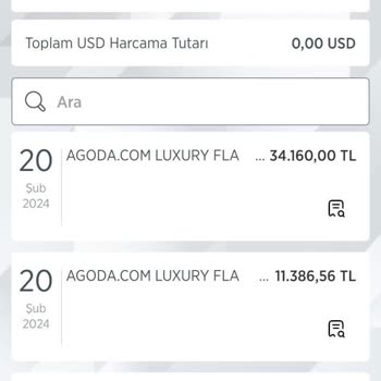 Agoda İsimli Firma Bilgim Dışında Kredi Kartımdan Para Çekti