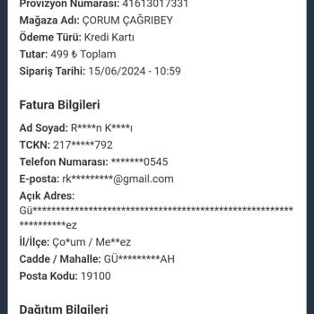 Şok Market Ürünümü Kargolamadı