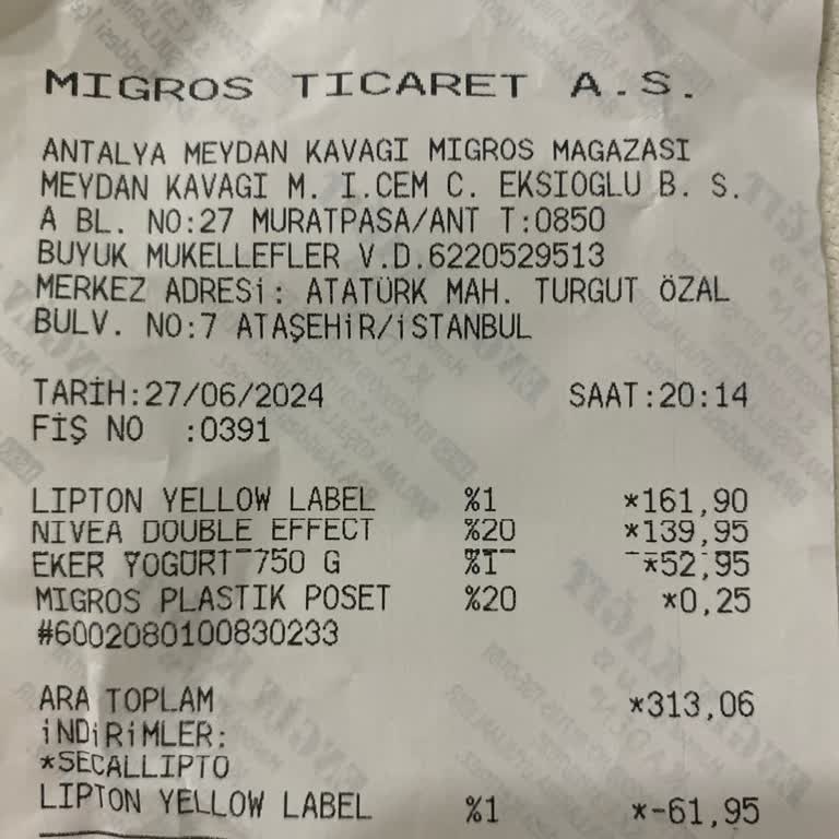 Migros İndirimi, Değil Bindirimi.
