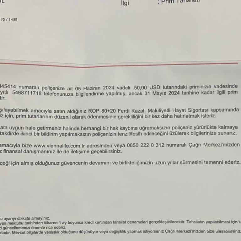 Viennalife Emeklilik ve Hayat Ödeme Sorunları Ve Tehditkar Mesajlarla Karşılaştığım Hayat Sigortası Kabusu